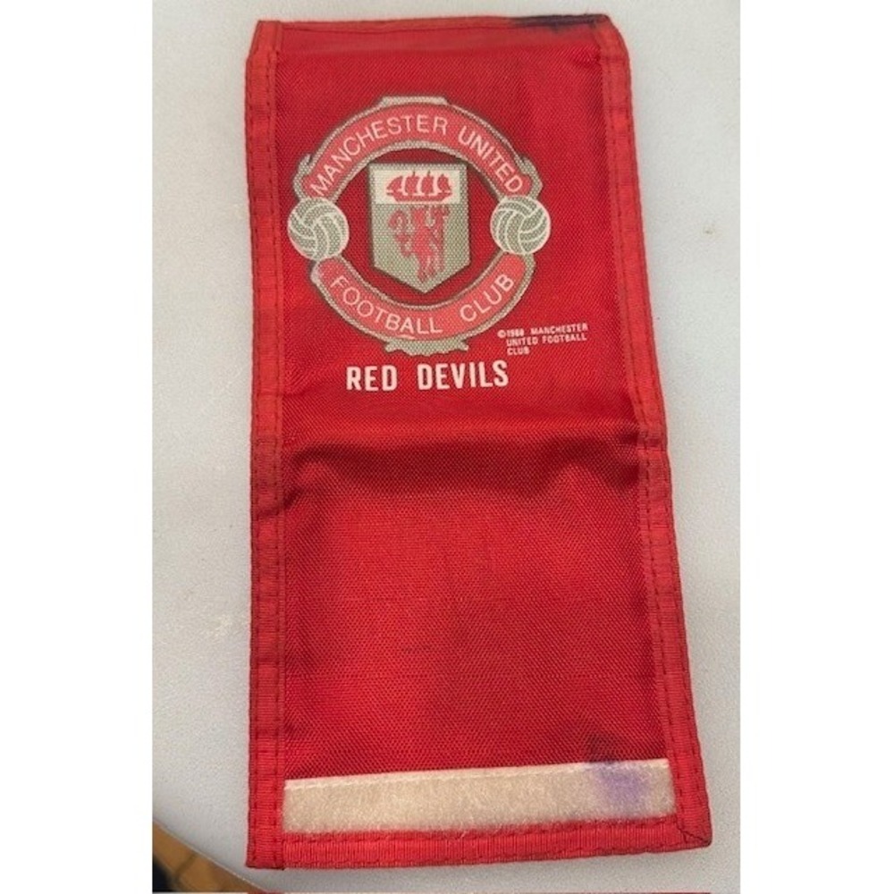 Manchester‎ United Football Club Red Devils Wallet 1988 Vintage Retro